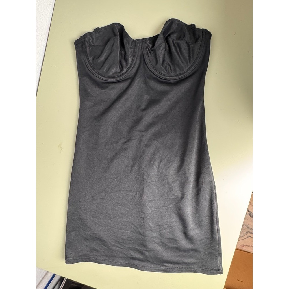 Nancy Ganz Body Slimmer BlackMissing Straps Slip Shape-ware 36‎ Black Concealing
